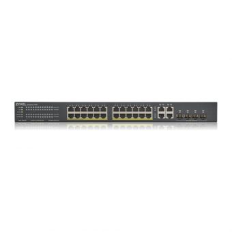 Zyxel GS1920 24-Port Gigabit PoE Rackmount Switch GS192024HPV2-EU0101F