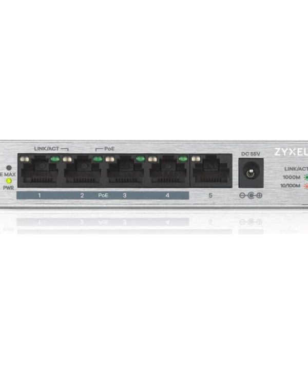 Zyxel GS1000 5-Port Gigabit PoE Switch GS1005HP-EU0101F