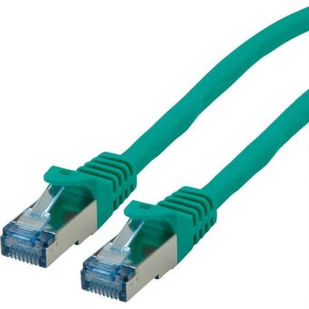Roline SFTP Patch Cable Cat6a LSOH 0.5m Green 21.15.2830