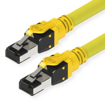 Roline SFTP Patch Cable Cat8 PIMF LSOH 1m Yellow 21.15.1861-100