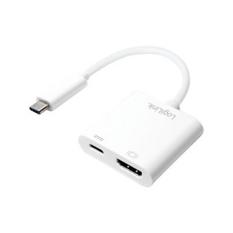 LogiLink Adapter USB 3.0 Type-C Male to HDMI Female White UA0257