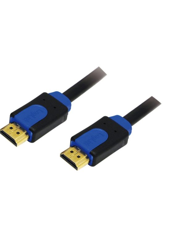 LogiLink Cable HDMI Male - HDMI Male with Ethernet 2m Black CHB1102