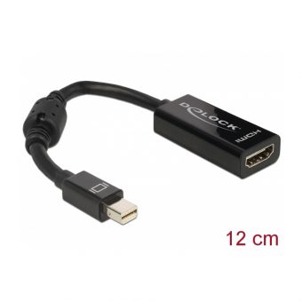Delock Adapter Mini Displayport 1.1 Male to HDMI Female Black 65099
