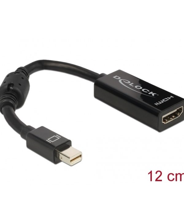 Delock Adapter Mini Displayport 1.1 Male to HDMI Female Black 65099
