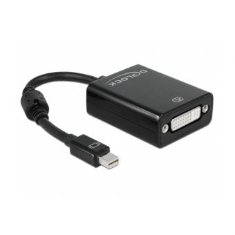 Delock Adapter Mini Displayport 1.1 Male to DVI-D Female Black 65098