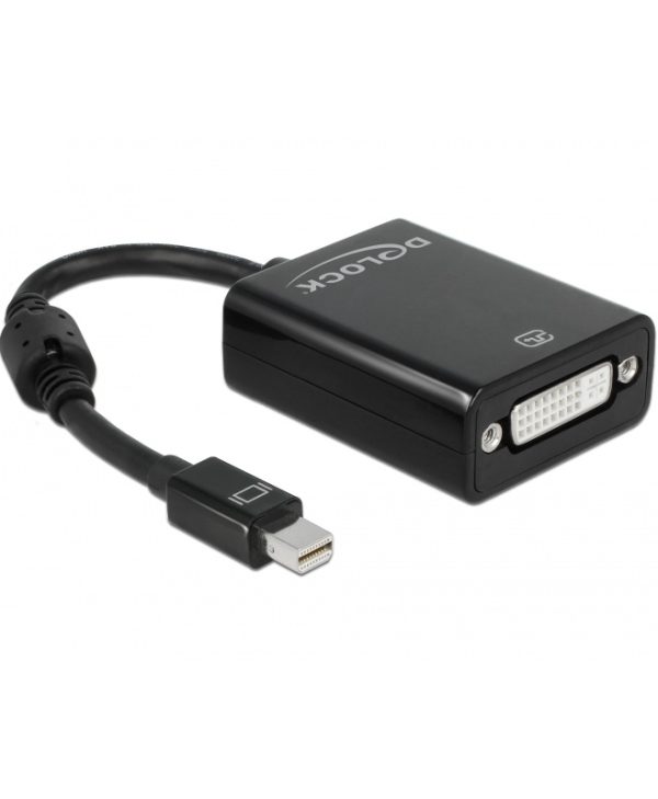 Delock Adapter Mini Displayport 1.1 Male to DVI-D Female Black 65098