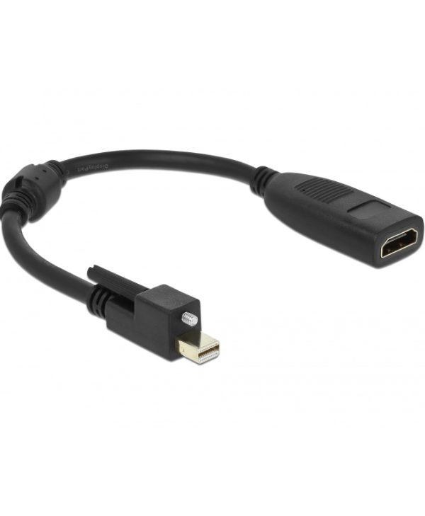 Delock Adapter Mini Displayport 1.2 Male to HDMI Female Black 62640