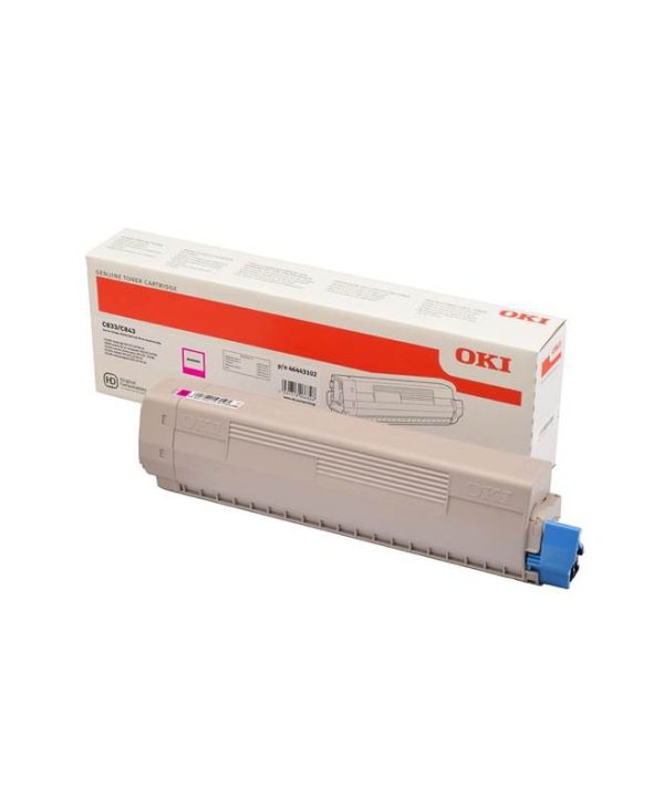 Oki 46443102 HC Toner Magenta 10K Pgs
