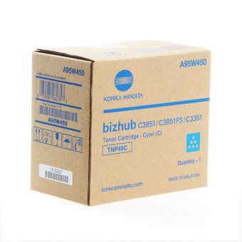 Konica Minolta TNP-49C Toner Cyan 12K Pgs A95W450