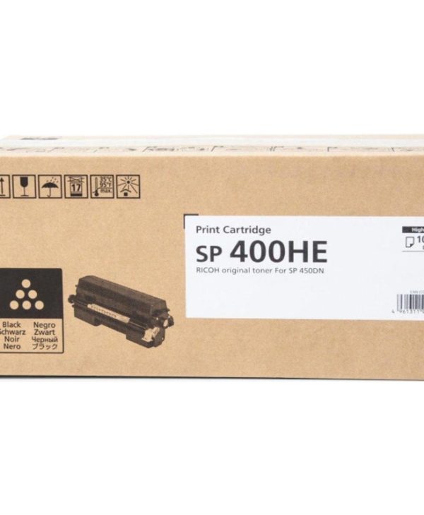 Ricoh SP400E Toner Black 2.5K Pgs 408062