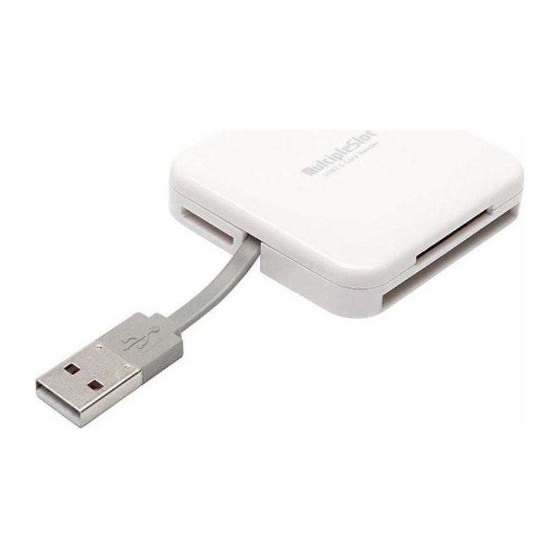 PNY MultiSlot Card Reader USB 2.0 TypeA White AXP724 eGate