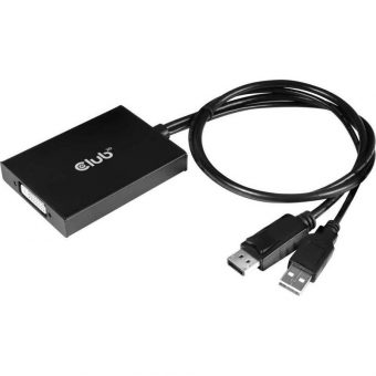 Club3D Adapter Displayport Male - Dual Link DVI-D Female Black CAC-1010 - Image 2