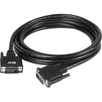 Club3D Cable DVI-D Male to DVI-D Male 3m Black CAC-1223 - Image 2
