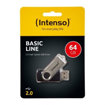 Intenso Basic Line 64GB USB 2.0 Black 3503490 - Image 2
