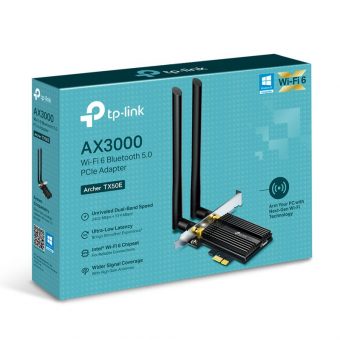 TP-Link AX3000 Dual Band Wireless / Bluetooth 5.0 PCIe Card ARCHER TX50E - Image 2