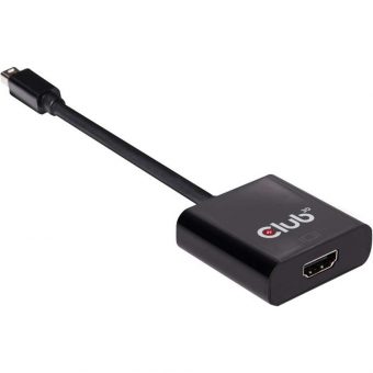 Club3D Adapter Mini Displayport Male to HDMI Female Black CAC-2170 - Image 2