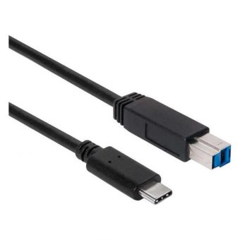 Club3D Cable USB 3.1 Type-C Male to USB 3.1 Type-B Male 1m Black CAC-1524 - Image 2