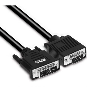 Club3D Cable DVI-A Male to VGA Male 3m Black CAC-1243 - Image 3