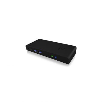 RaidSonic Icybox IB-DK2251AC Multi Docking Station Black - Image 3
