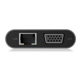 RaidSonic Icy Box IB-DK4040-CPD USB 3.0 Type-C Docking Station Black - Image 3