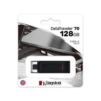 Kingston DataTraveler 70 128GB USB 3.1 Type-C Black DT70/128GB - Image 3