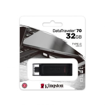 Kingston DataTraveler 70 32GB USB 3.1 Type-C Black DT70/32GB - Image 3