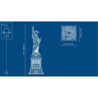 Lego Architecture: Statue of Liberty 21042 - Image 4