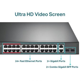 TP-Link 24-Port Megabit PoE Unmanaged TL-SL1226P v1 - Image 6