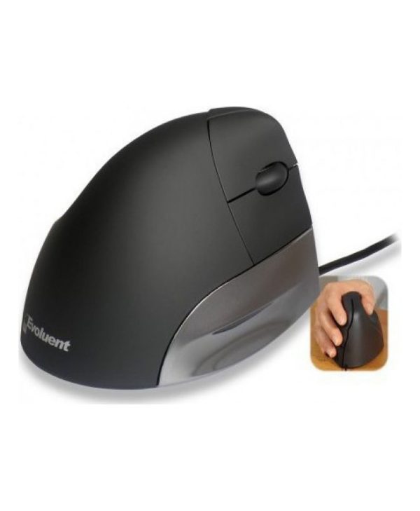 Evoluent Vertical Mouse Standard Wired Black/Grey VMSR