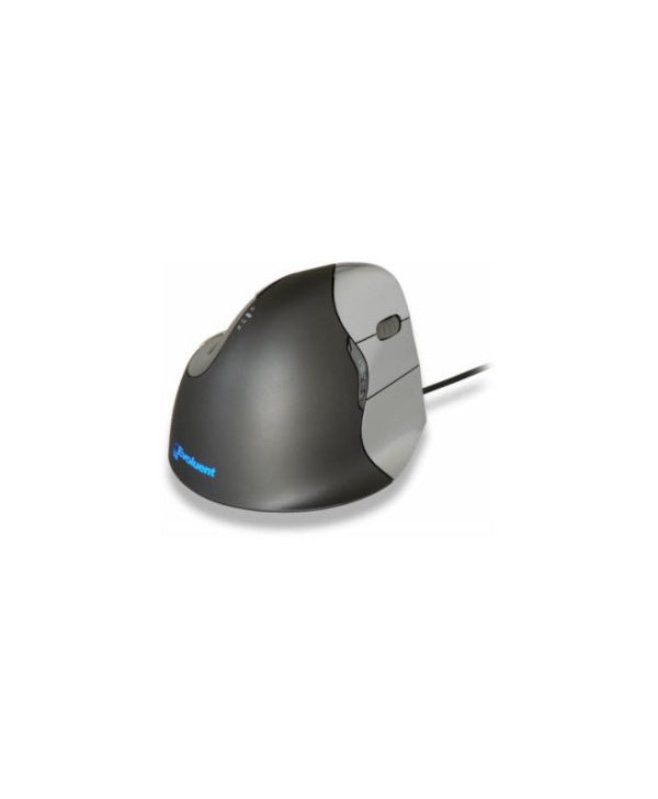 Evoluent Vertical Mouse 4 Right Wired Black/Grey VM4R