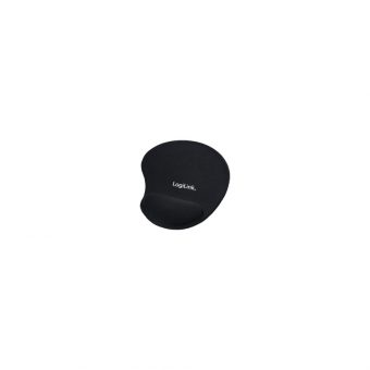 Logilink Silicon Gel Mousepad With Wrist Support Black ID0027