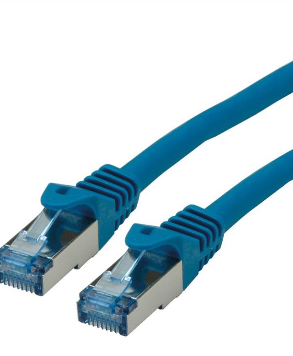 Roline SFTP Patch Cable Cat6a LSOH 0.5m Blue 21.15.2840