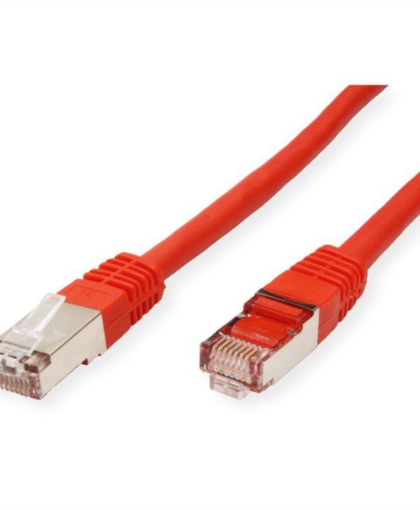 Value SFTP Patch Cable Cat6 1m Red 21.99.1331