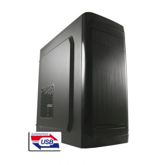 LC-Power 7034B Midi Tower Black LC-7034B-ON