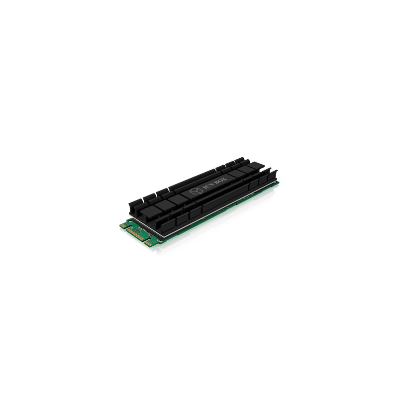 RaidSonic Icy Box M.2 SSD Passive Heat Sink 5mm Black IBM2HS701 eGate