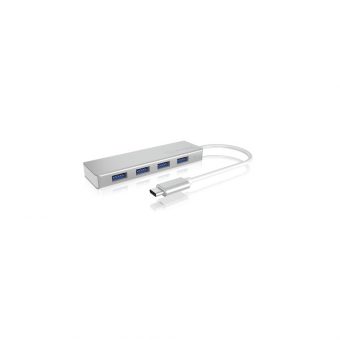RaidSonic Icy Box 4-port USB 3.0 Type-C Hub Silver IB-HUB1425-C3