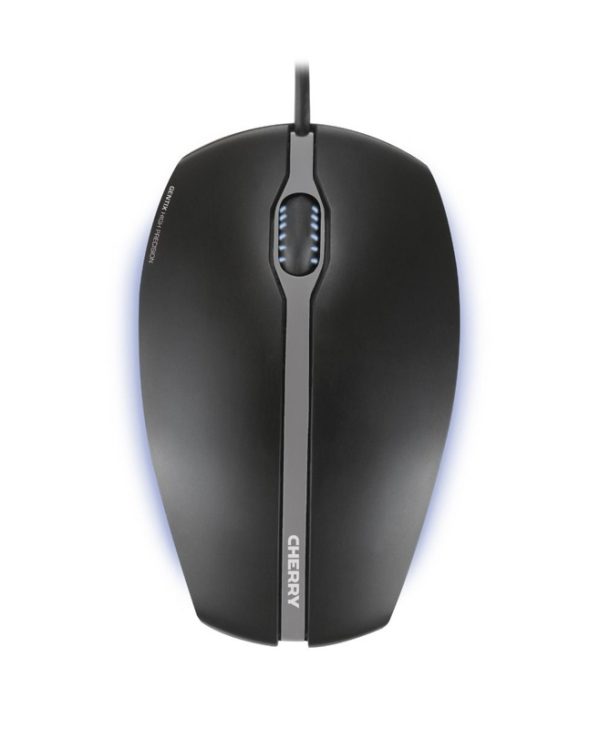 Cherry Gentix Optical USB Illuminated Wired Mouse Black JM-0300-2