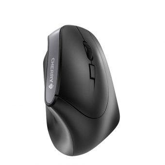 Cherry MW4500 Ergonomic Optical USB Wireless Mouse Black JW-4500