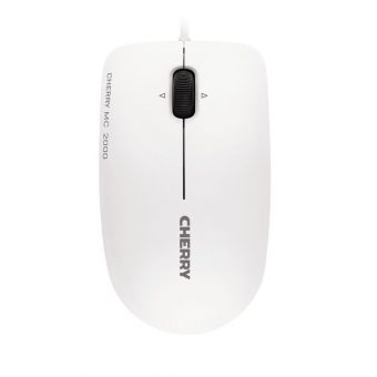 Cherry MC2000 Optical USB Wired Mouse Grey/White JM-0600-0