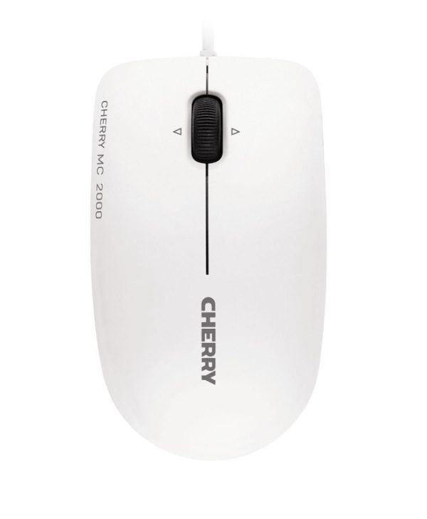 Cherry MC2000 Optical USB Wired Mouse Grey/White JM-0600-0