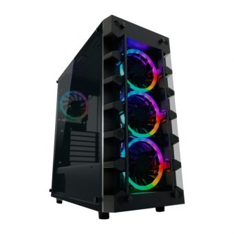 LC-Power Gaming 709B Solar System X Midi Tower Tempered Glass Black LC-709B-ON
