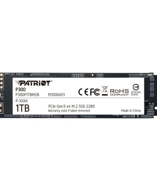 Patriot P300 1TB M.2 2280 PCIe Gen3x4 P300P1TBM28
