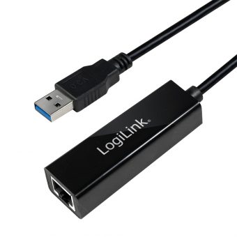 Logilink Adapter USB 3.0 Type-A Male To Gigabit Ethernet Black UA0184A