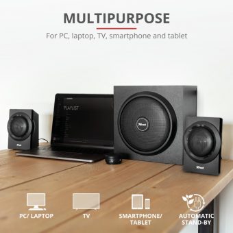 Trust Yuri 2.1 Speaker Set Black 23696 - Image 10