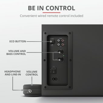 Trust Yuri 2.1 Speaker Set Black 23696 - Image 11