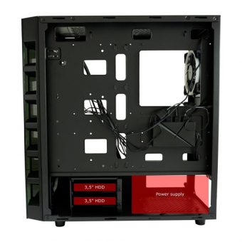 LC-Power Gaming 709B Solar System X Midi Tower Tempered Glass Black LC-709B-ON - Image 13
