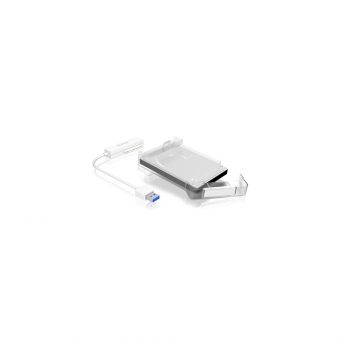 RaidSonic Icy Box 2.5" USB 3.0 Sata HDD/SSD Adapter Cable White IB-AC703-U3 - Image 2