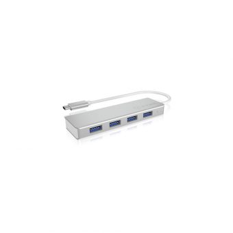 RaidSonic Icy Box 4-port USB 3.0 Type-C Hub Silver IB-HUB1425-C3 - Image 2