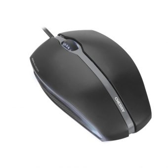 Cherry Gentix Optical USB Illuminated Wired Mouse Black JM-0300-2 - Image 2