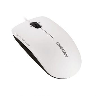 Cherry MC2000 Optical USB Wired Mouse Grey/White JM-0600-0 - Image 2